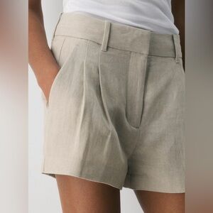 Aritzia Effortless Linen Shorts Size 0